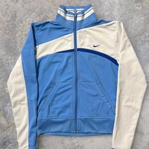 Y2K Nike Women's Zip Up Track Jacket